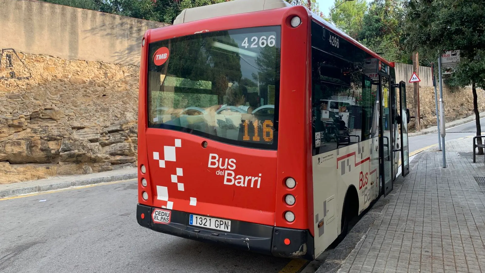 Bus 116 Barcelona