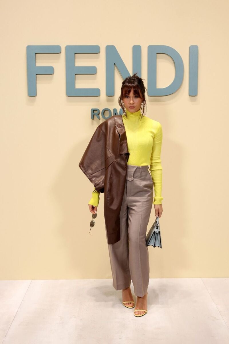 Aitana en el desfile de Fendi