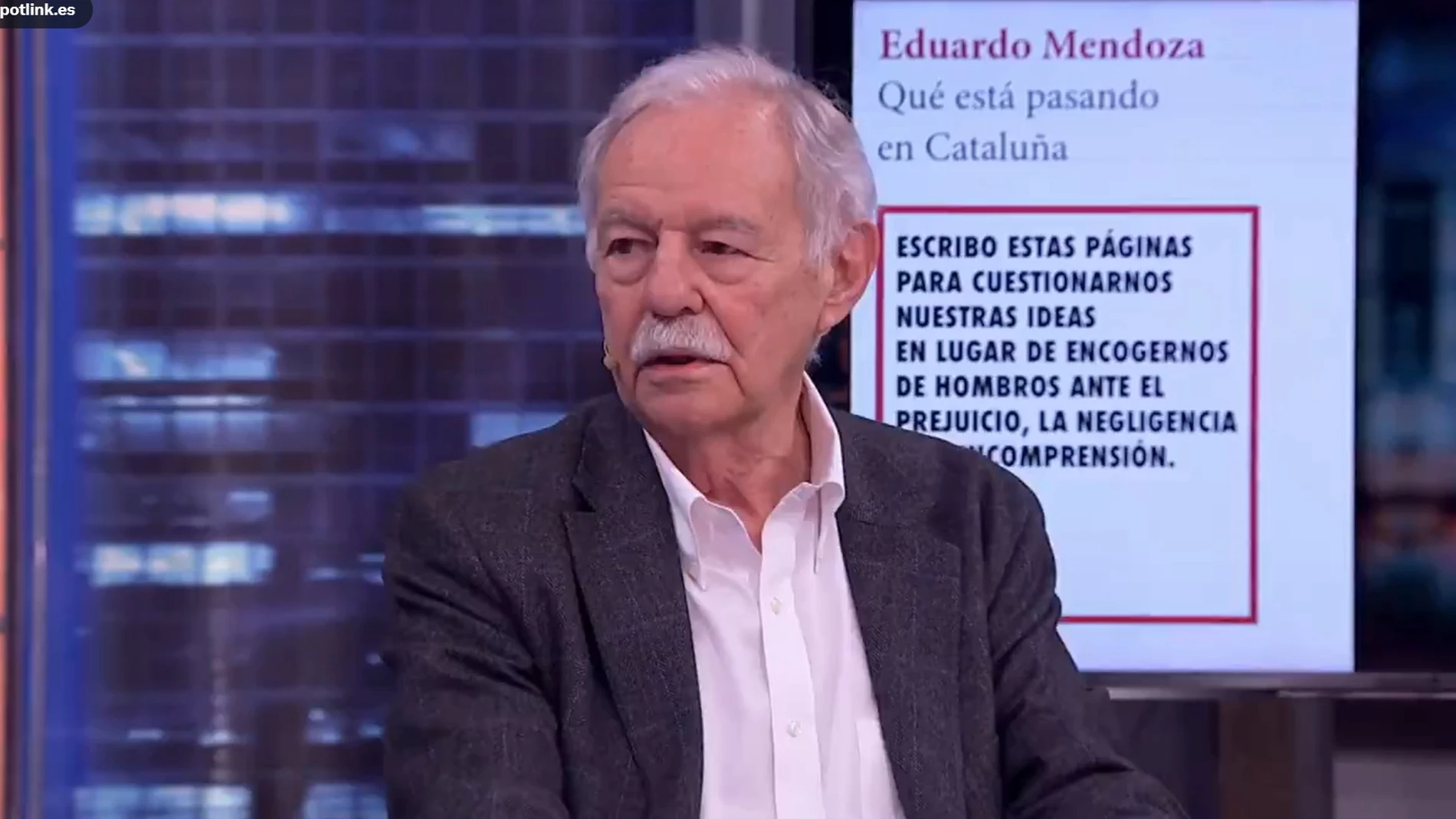 Eduardo Mendoza se pronuncia en 'El Hormiguero' sobre la situación en Cataluña: "Hay un cansancio muy grande"