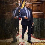 José Luis Ábalos en el pleno del Congreso de los Diputados donde se vota el Proyecto de Ley Orga´nica de representacio´n paritaria y presencia equilibrada de mujeres y hombres en el pleno del Congreso de los Diputados. © Alberto R. Roldán / Diario La Razón. 22 02 2024