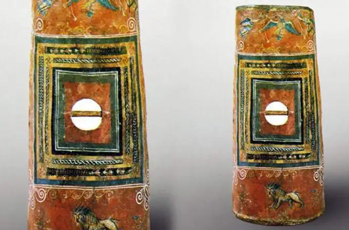 Exponen el único escudo romano que aún se conserva