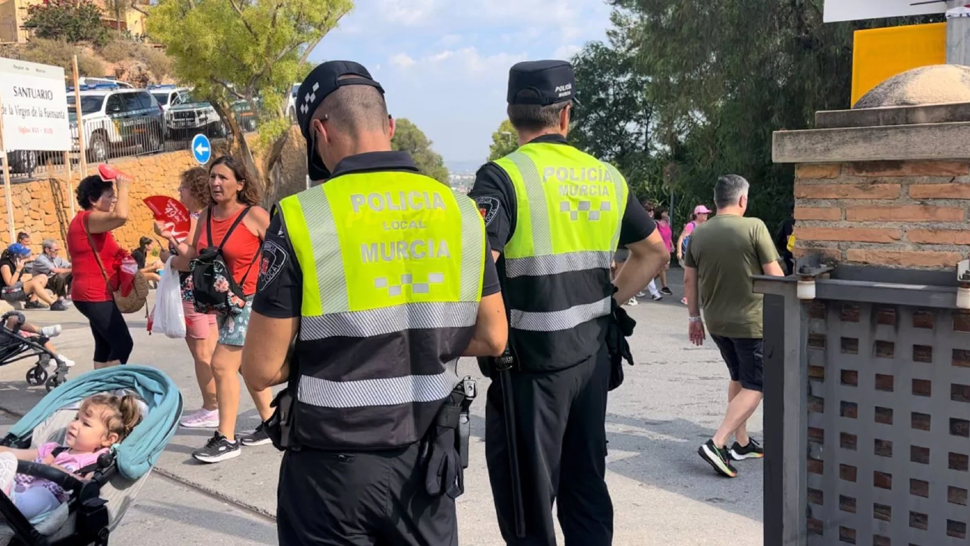 MURCIA.-Policía Local, Bomberos y Protección Civil formarán el dispositivo de seguridad para la bajada de la Fuensanta