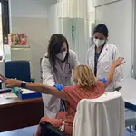 Una paciente de ELA en el Hospital Regional de Málaga