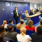 Mañueco clausura la Junta Directiva del PP de Castilla y León
