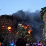 El incendio del edificio de Valencia