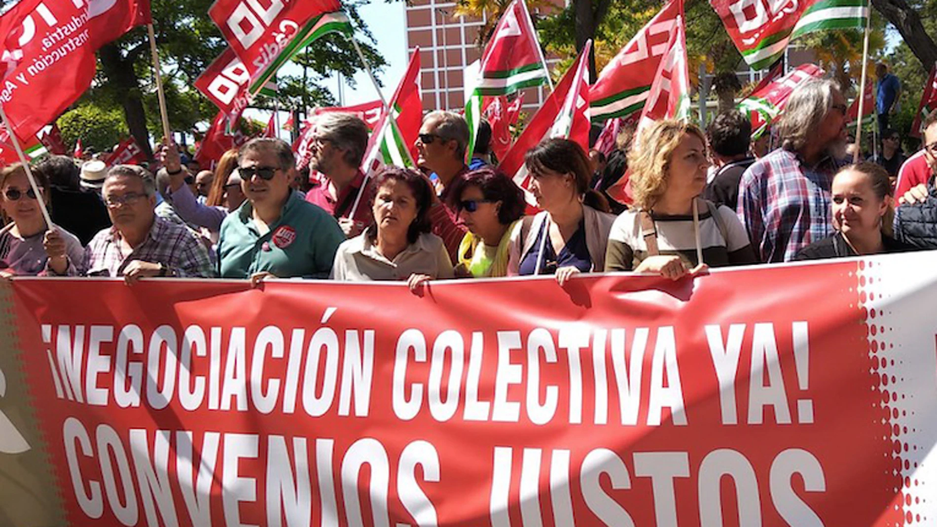 Las protestas de los sindicatos se han sucedido por la falta de acuerdo en las condiciones laborales