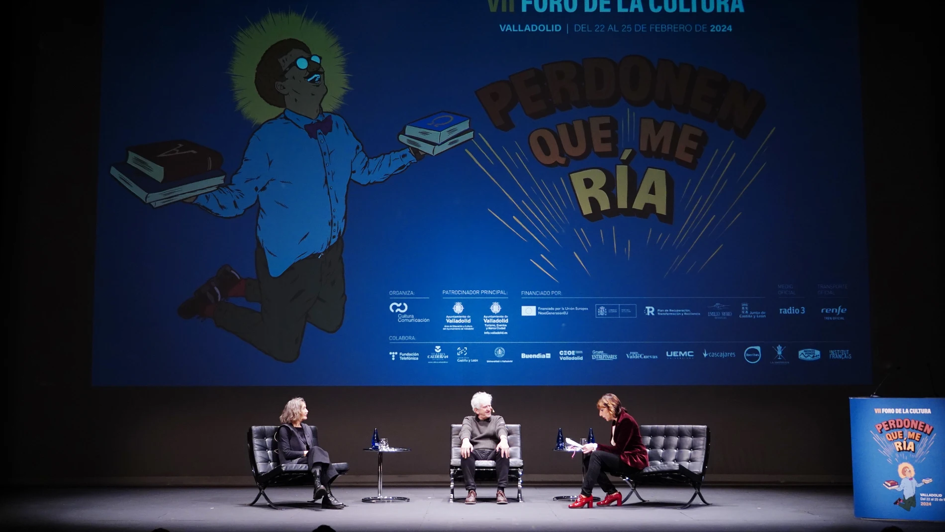 Juan Luis Arsuaga y Verónica O'keane, participan en el VII Foro de la Cultura