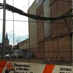 MADRID.-Getafe.- Demolido un edificio para habilitar el acceso a una plaza porticada que se levantará junto al Ayuntamiento