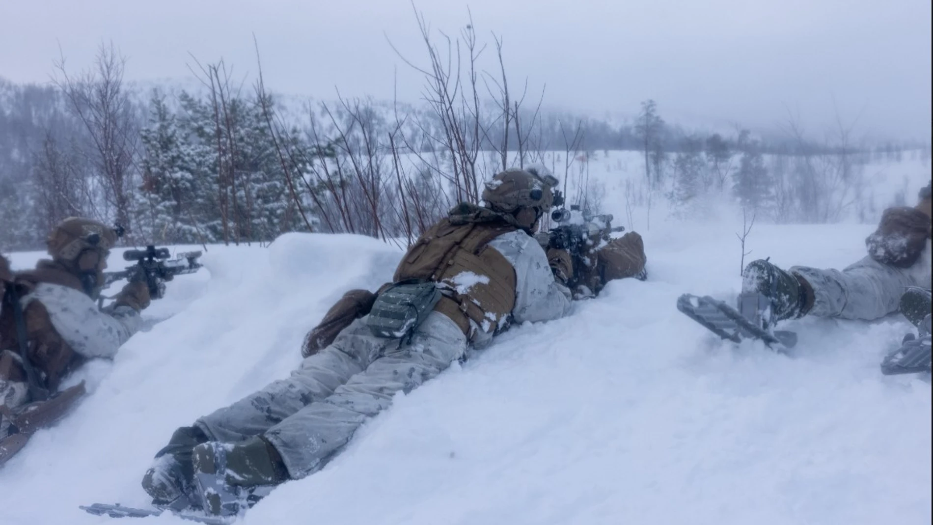 Los marines de EE UU se entrenan en Noruega para defender el flanco norte de la OTAN ante Rusia