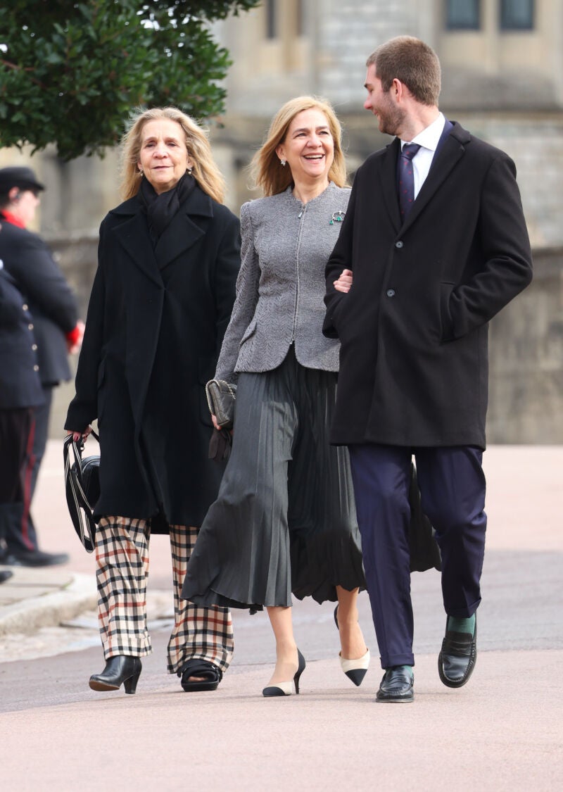 La Infanta Elena, Cristina y Juan Urdangarin.