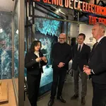 El alcalde de Segovia, José Mazarías, inaugura la exposición