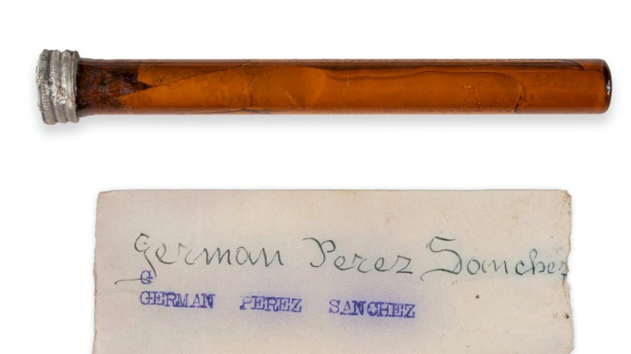 82年後にゲルマンの名前となった瓶に入った紙