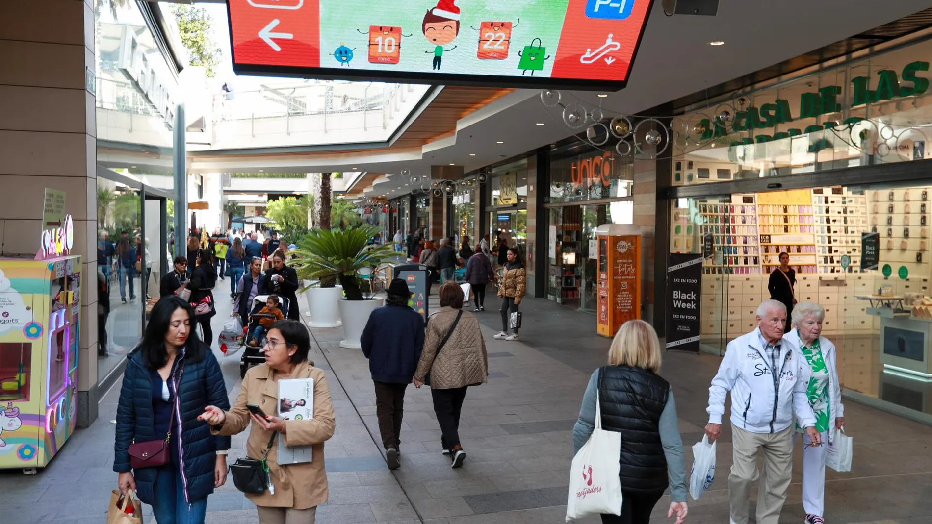 Economía.- Los centros comerciales registran récord de ventas en 2023 tras superar los 52.000 millones, un 9,6% más