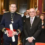 El JEME junto a Benigno Pandás, presidente de la Real Academia
