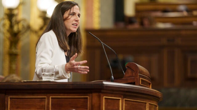 Ione Belarra de Podemos en el Congreso de los Diputados. David Jar 
