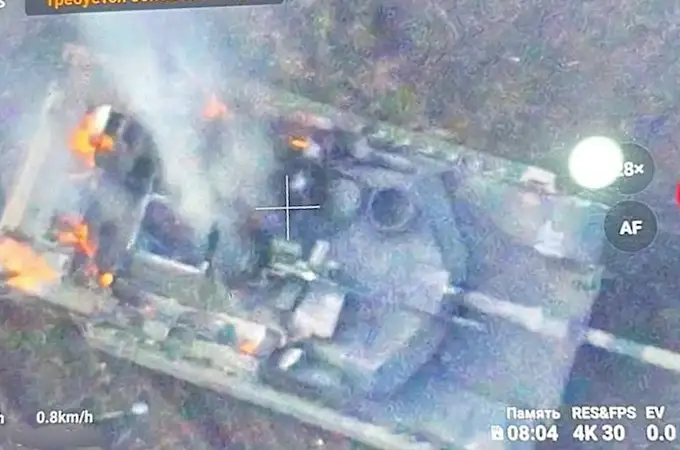  Rusia presume de haber destruido el primer tanque Abrams de EEUU en Ucrania
