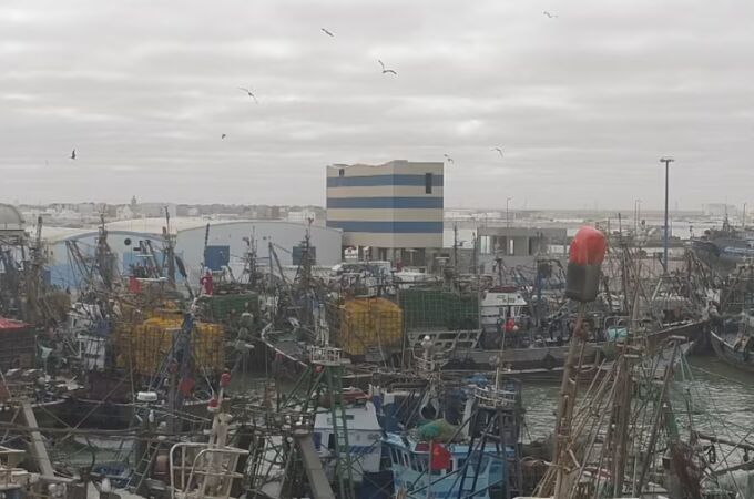 El puerto de El Aaioún, en el Sáhara, 