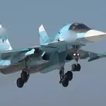 Un caza ruso SU-34 
