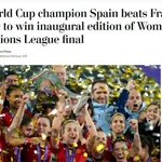 La prensa mundial se rinde a la selección española femenina