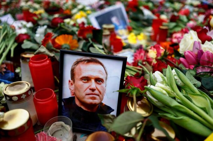 Las fotos del funeral de Navalni en la capital rusa 