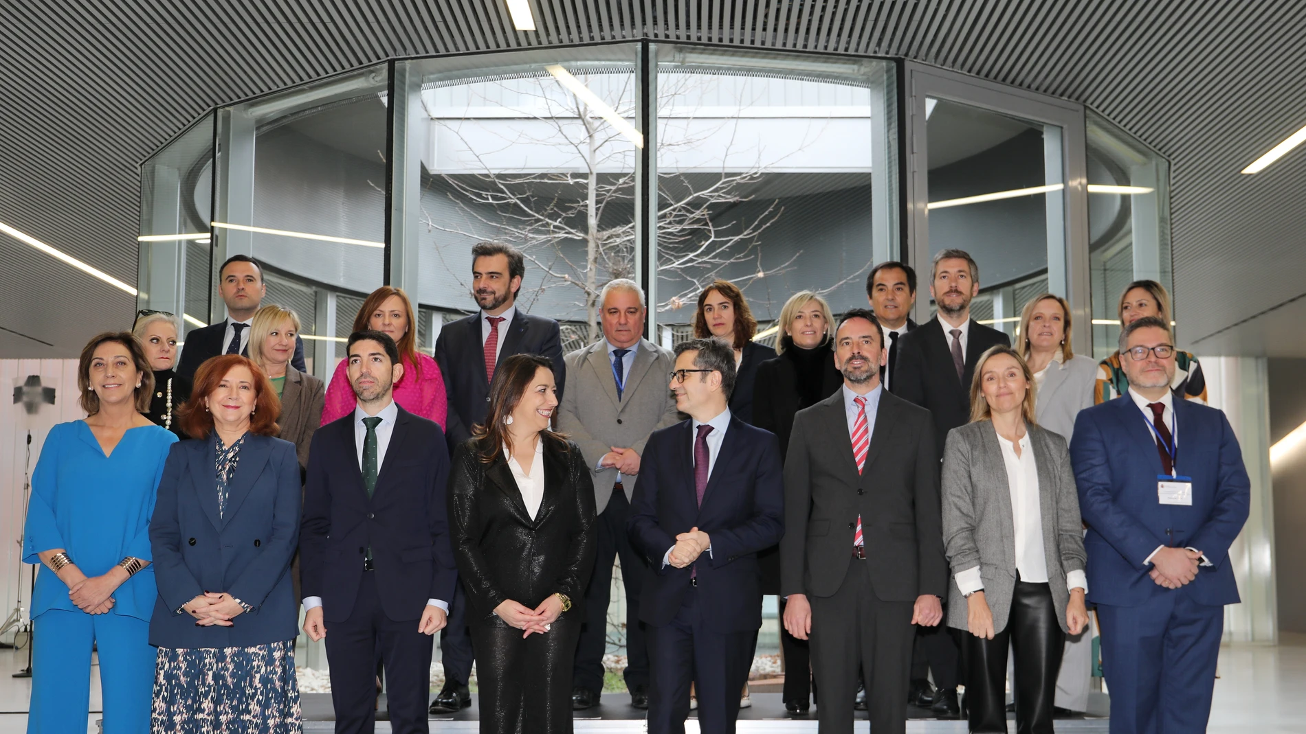 El ministro de la Presidencia, Justicia y Relaciones con las Cortes, Félix Bolaños, preside la primera Conferencia Sectorial de Justicia de esta legislatura, que se celebra en Palencia