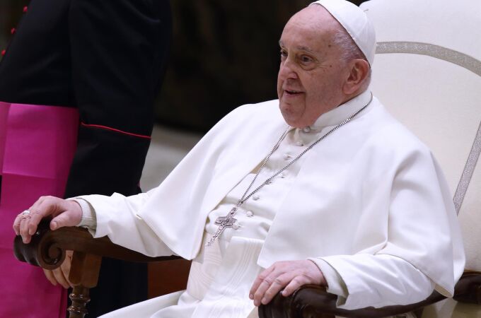 El Papa vuelve a delegar la lectura de un texto a un colaborador: "Todavía estoy un poco resfriado"
