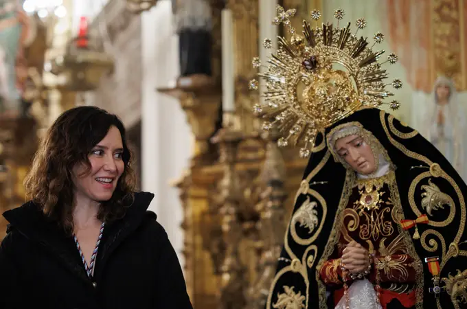Díaz Ayuso, nombrada Camarera Honorífica de la Real e Ilustre Congregación Nuestra Señora de la Soledad y el Desamparo 