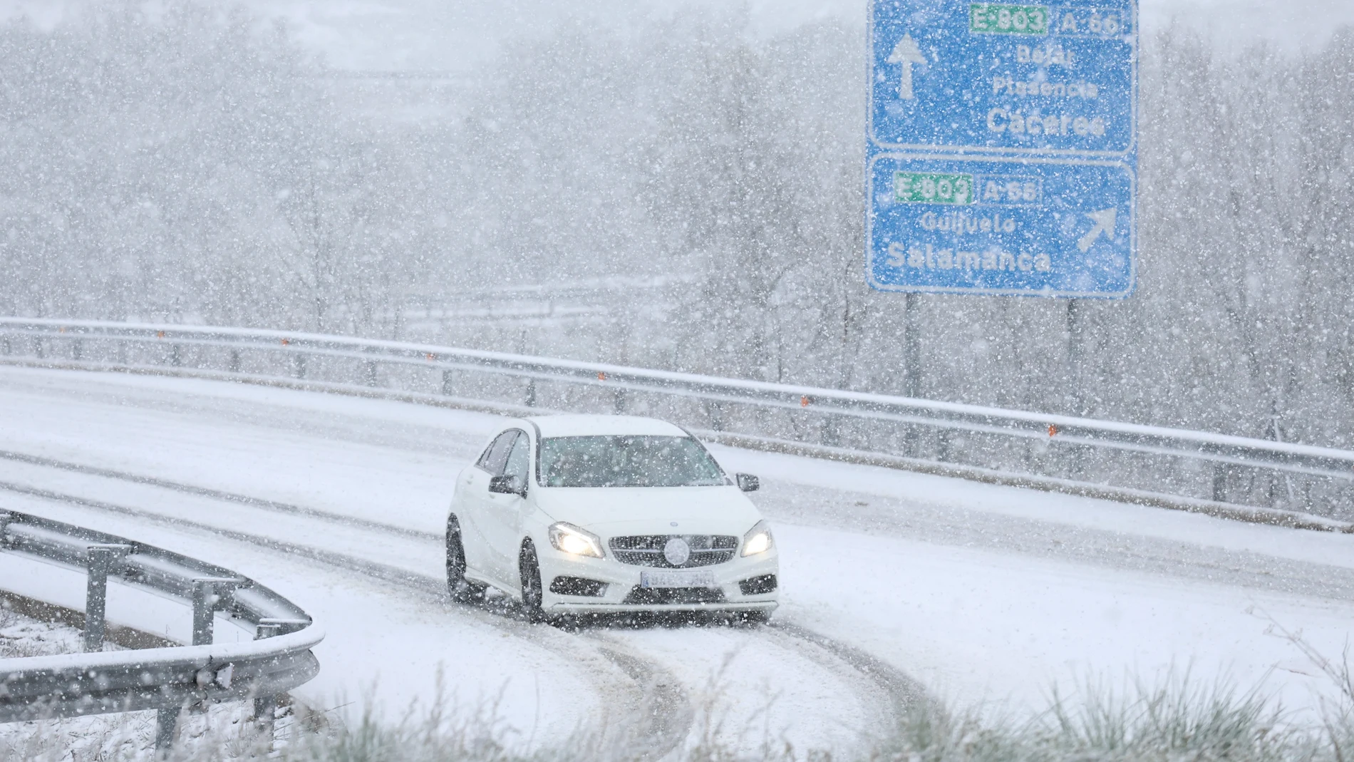 Intensa nevada en Béjar