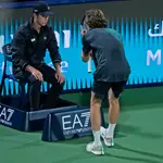 Dubai Championships Rublev Default Tennis