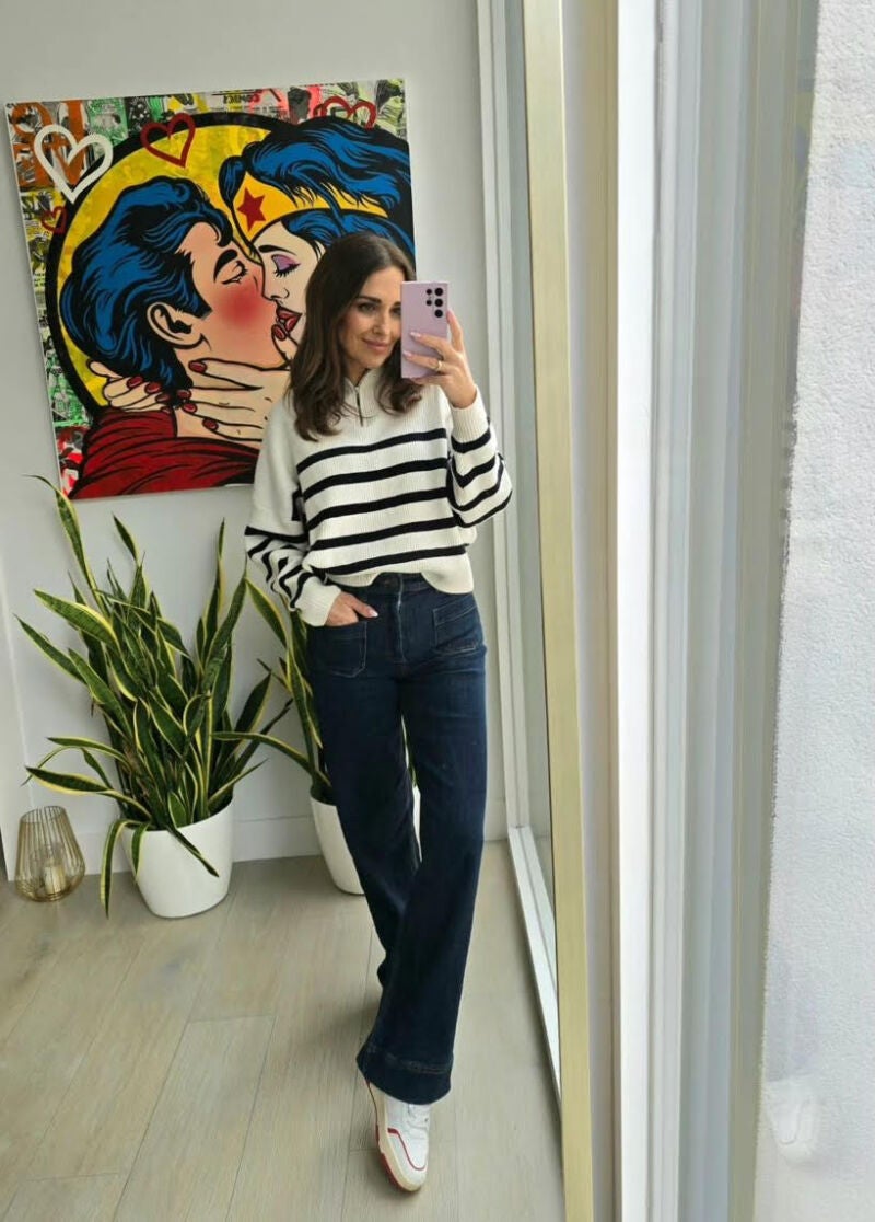 Paula Echevarría con look casual.