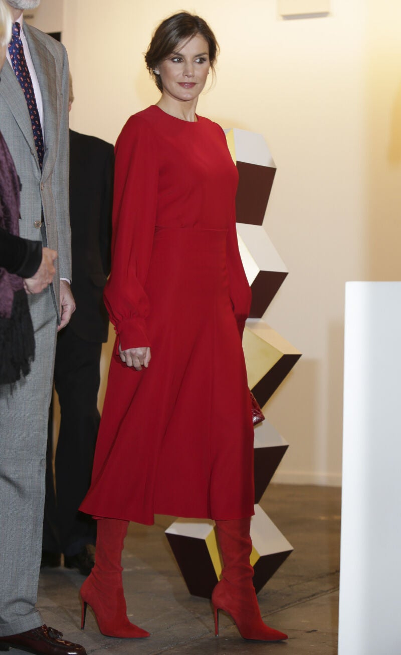 La Reina Letizia en ARCO 2018.