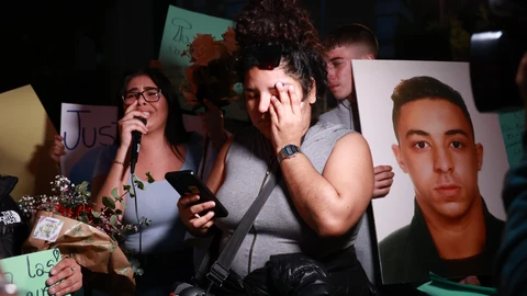 Concentración tras la muerte del joven