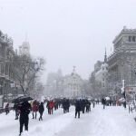 Madrid, sepultado bajo la nieve de la borrasca ‘Filomena’