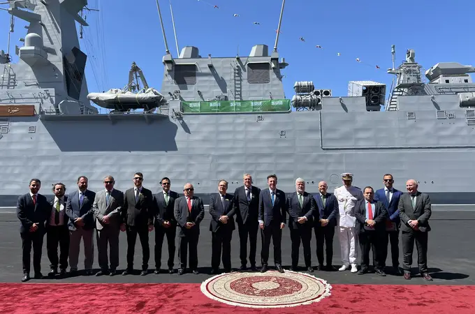 Navantia entrega a la Real Marina de Arabia Saudí la quinta corbeta construida en sus astilleros de Cádiz