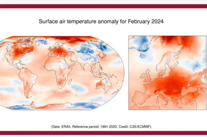 Febrero de 2024 pulveriza los récords de calor: los científicos alertan de las consecuencias