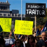 Manifestación en Cibeles contra la amnistía y contra los acuerdos de Pedro Sánchez para si investidura. © Jesús G. Feria.
