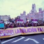 Manifestación feminista en Madrid