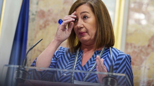 Francina Armengol comparece en el Congreso.