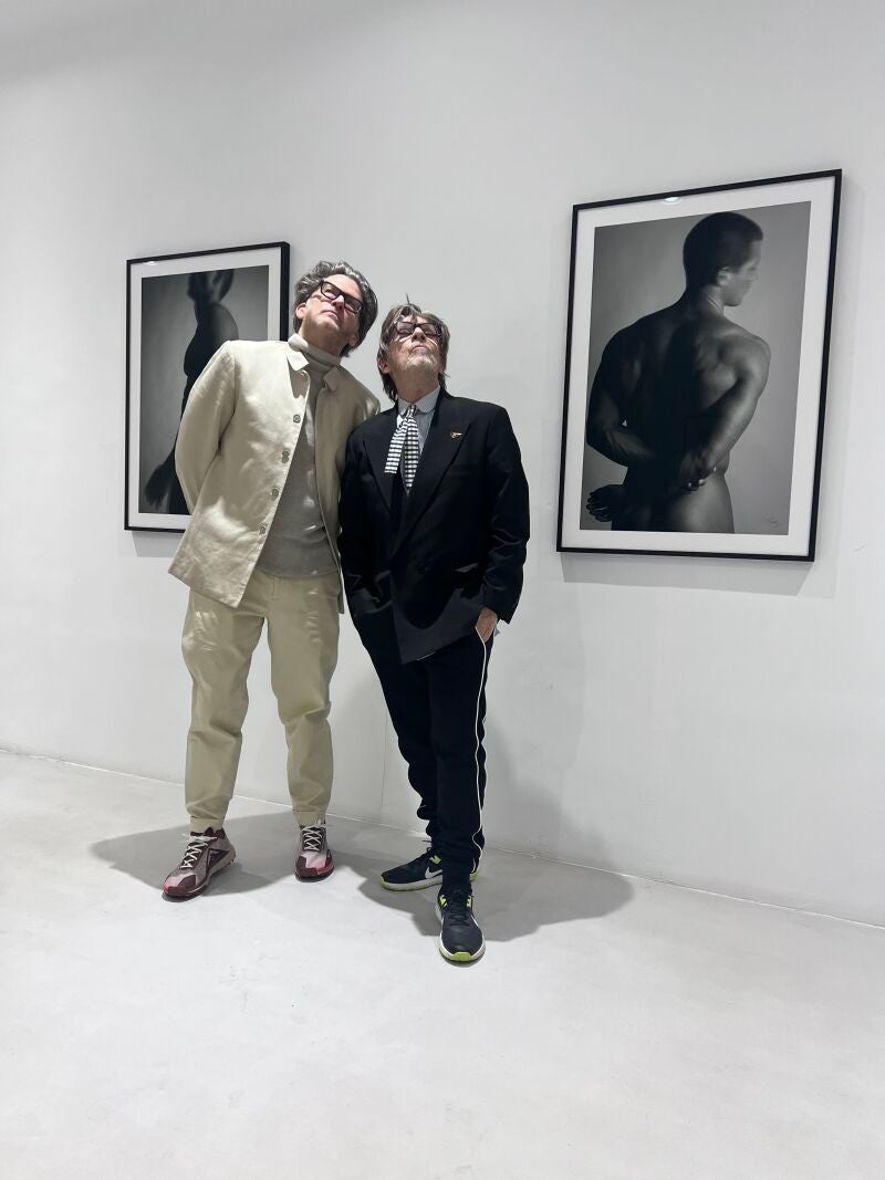 Paul Solberg y Christopher Makos en la galería Villazan de Madrid