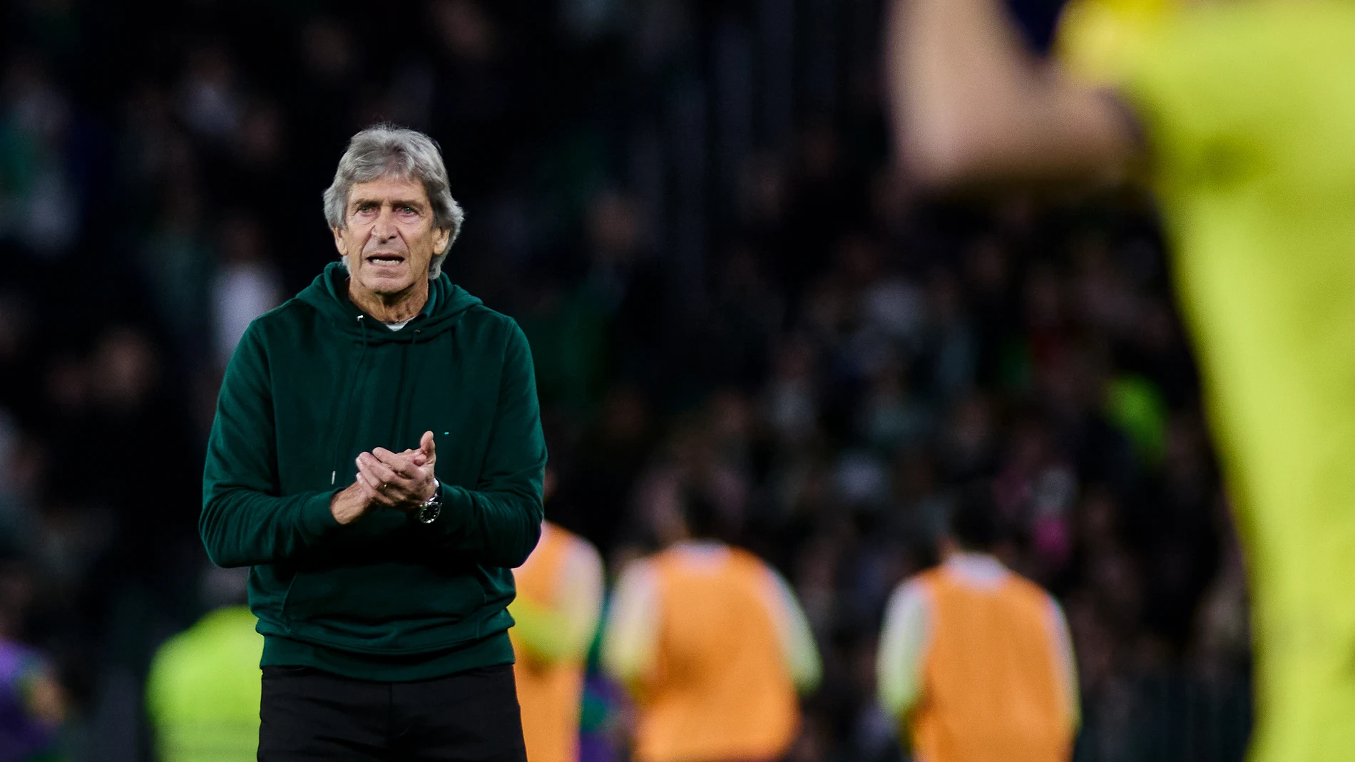 Manuel Pellegrini, head coach of Real Betis, gestures during the Spanish league, La Liga EA Sports, football match played between Real Betis and Villarreal CF at Benito Villamarin stadium on March 10, 2024, in Sevilla, Spain. AFP7 10/03/2024 ONLY FOR USE IN SPAIN