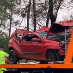 Fallece una mujer en Mondariz (Pontevedra) en un accidente de tráfico en Ponteareas