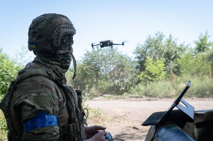 Ucrania.- La defensa aérea rusa destruye dos drones ucranianos sobre la región de Belgorod