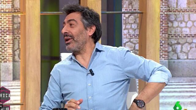 Juan del Val se duele de la espalda en 'La Roca'