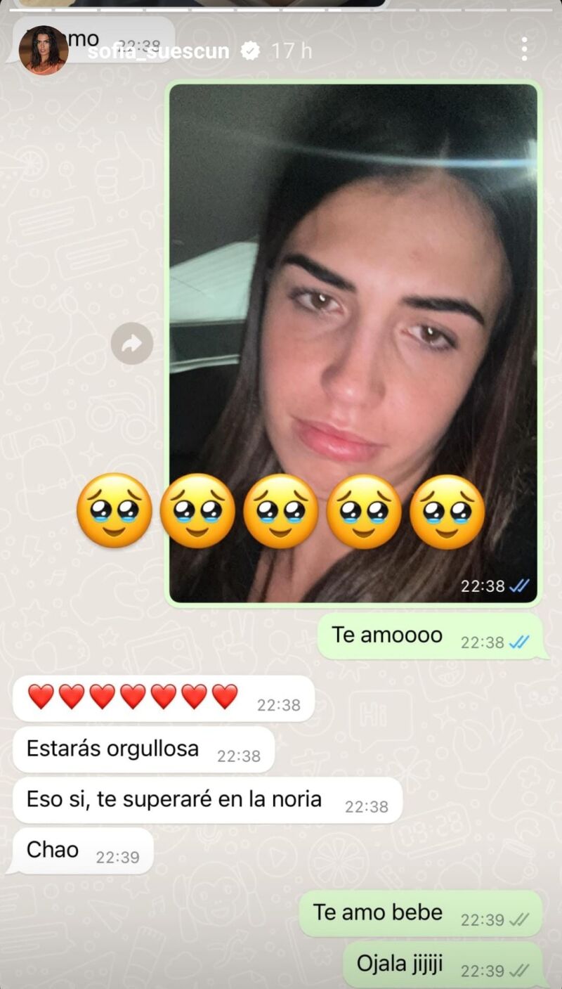 Última conversación entre Kiko Jiménez y Sofía Suescun