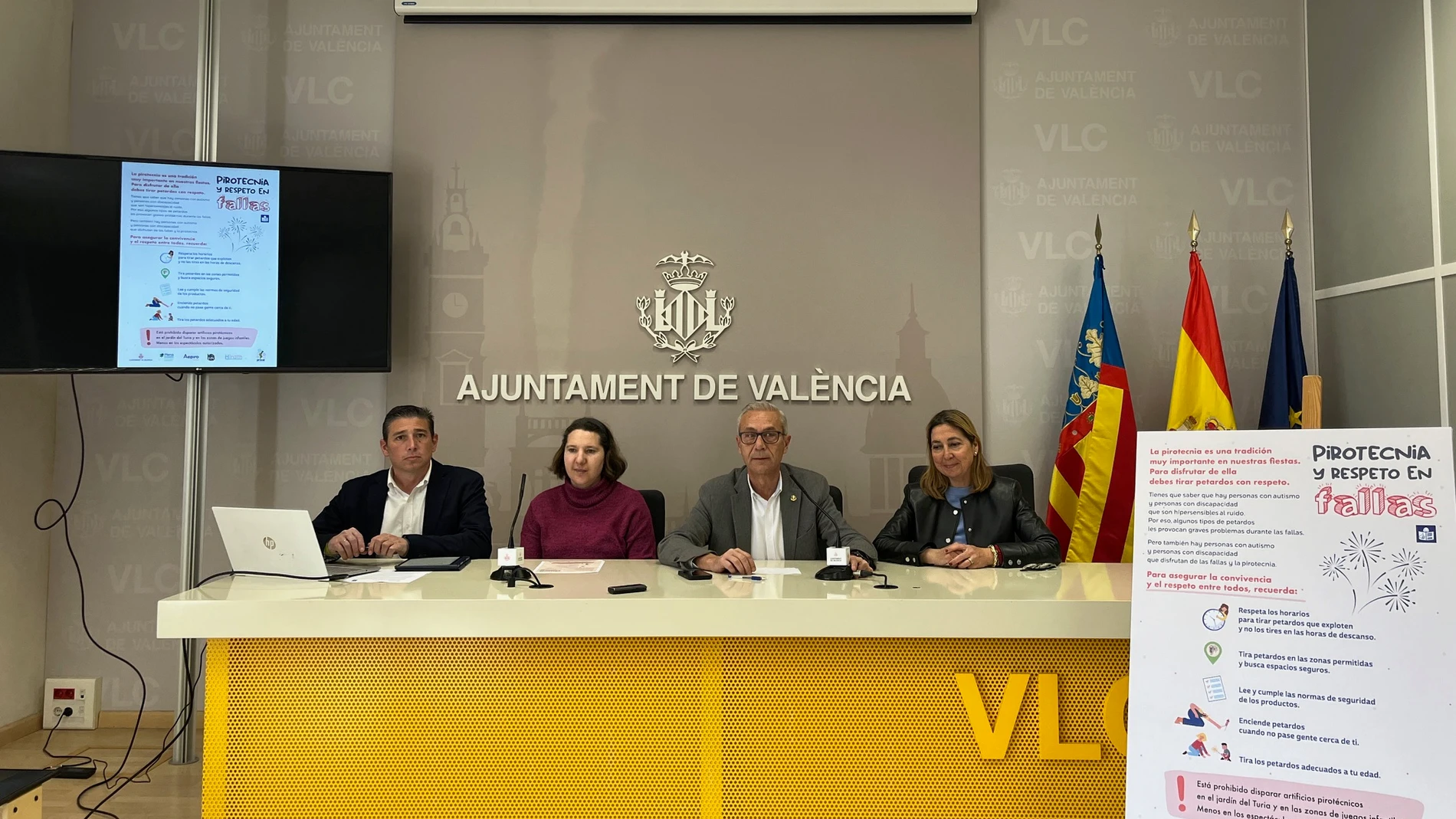 El Ayuntamiento de Valencia pide "respeto" en el uso de la pirotecnia