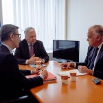 Reunión en Bruselas entre el comisario europeo de Justicia Didier Reynders y Bolaños