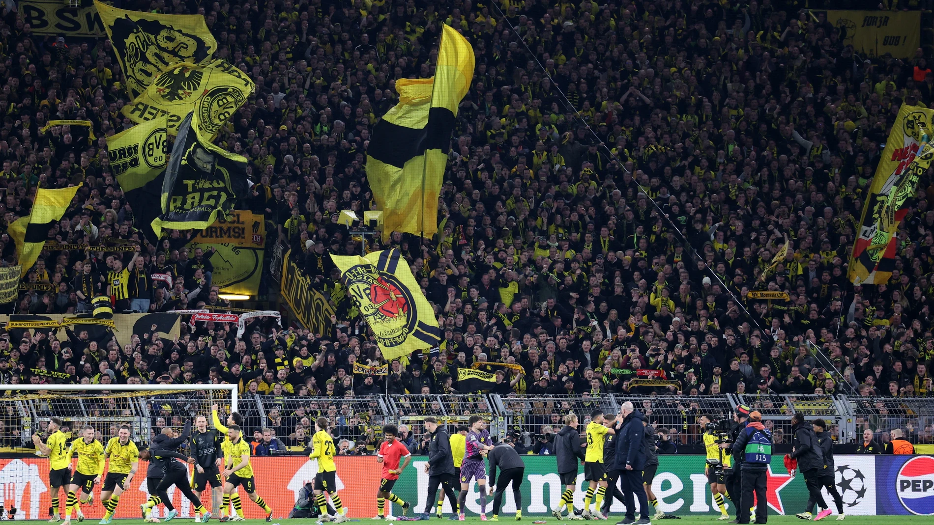 El Atlético padecerá el "Muro amarillo" en la vuelta en Dortmund
