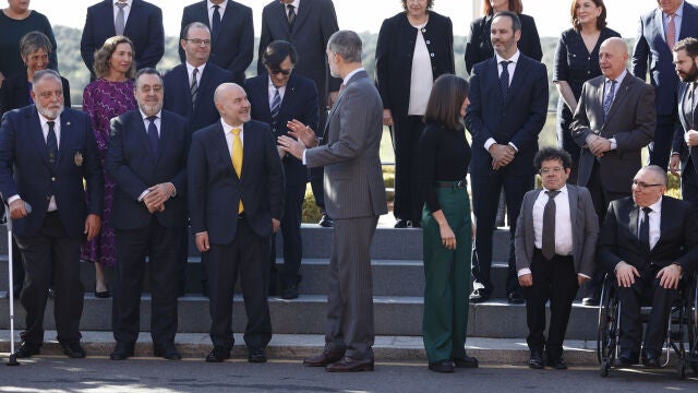 Los Reyes reciben a una delegación del Comité Español de Representantes de Personas con Discapacidad (CERMI)