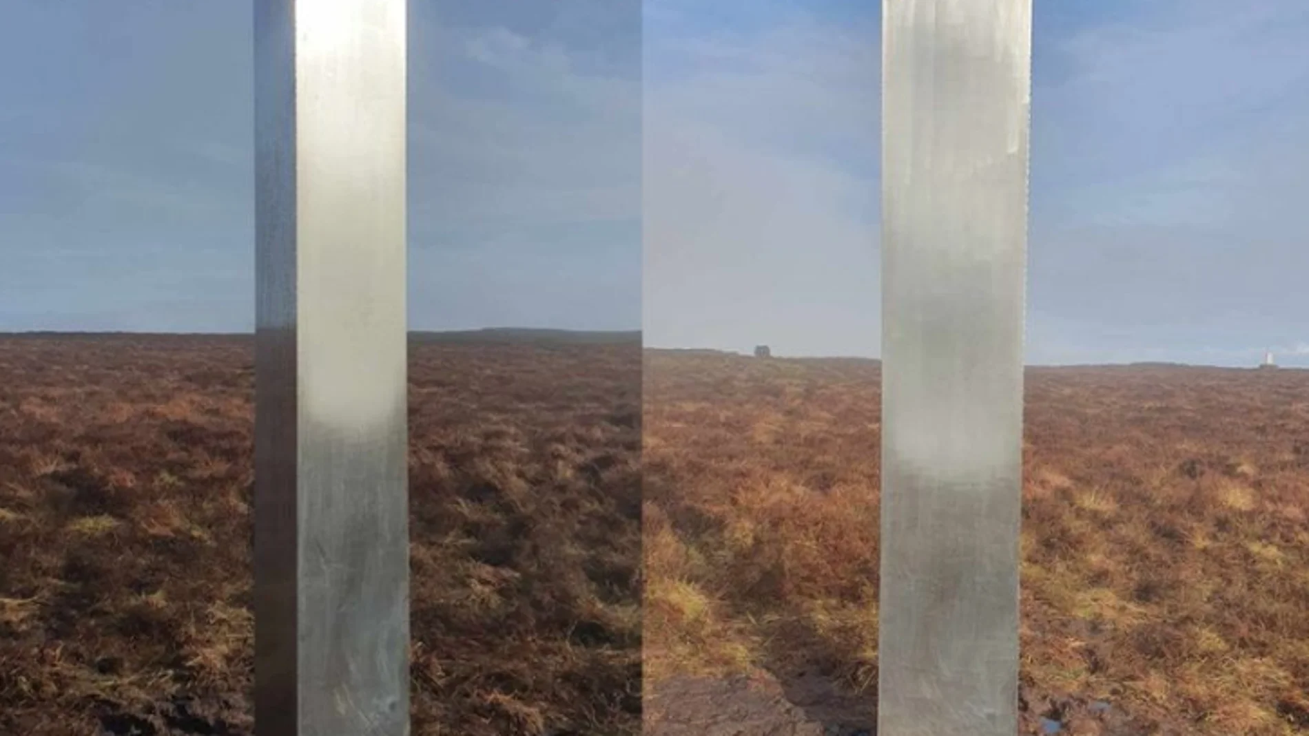 El monolito que ha aparecido en medio de una colina en Gales