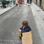 Sesenta niños de escuela municipal de Lavapiés llevan más de un mes sin patio por desperfectos del edificio colindante